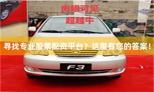 寻找专业股票配资平台？这里有您的答案！